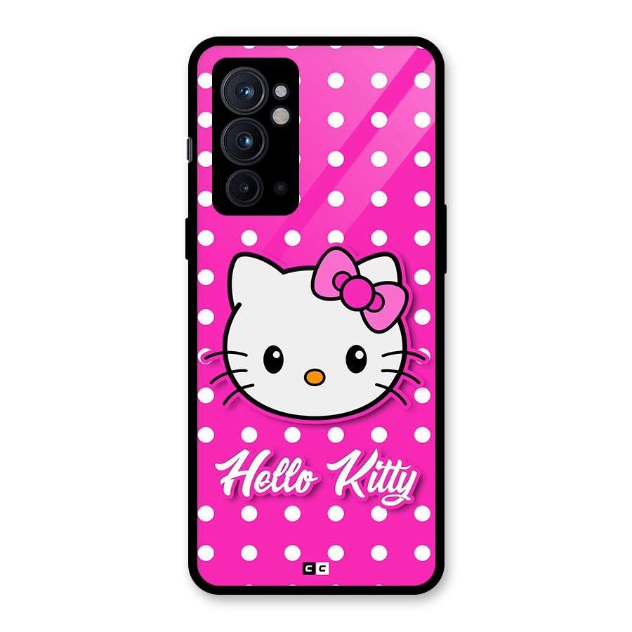 Baby Kitty Glass Back Case for OnePlus 9RT 5G