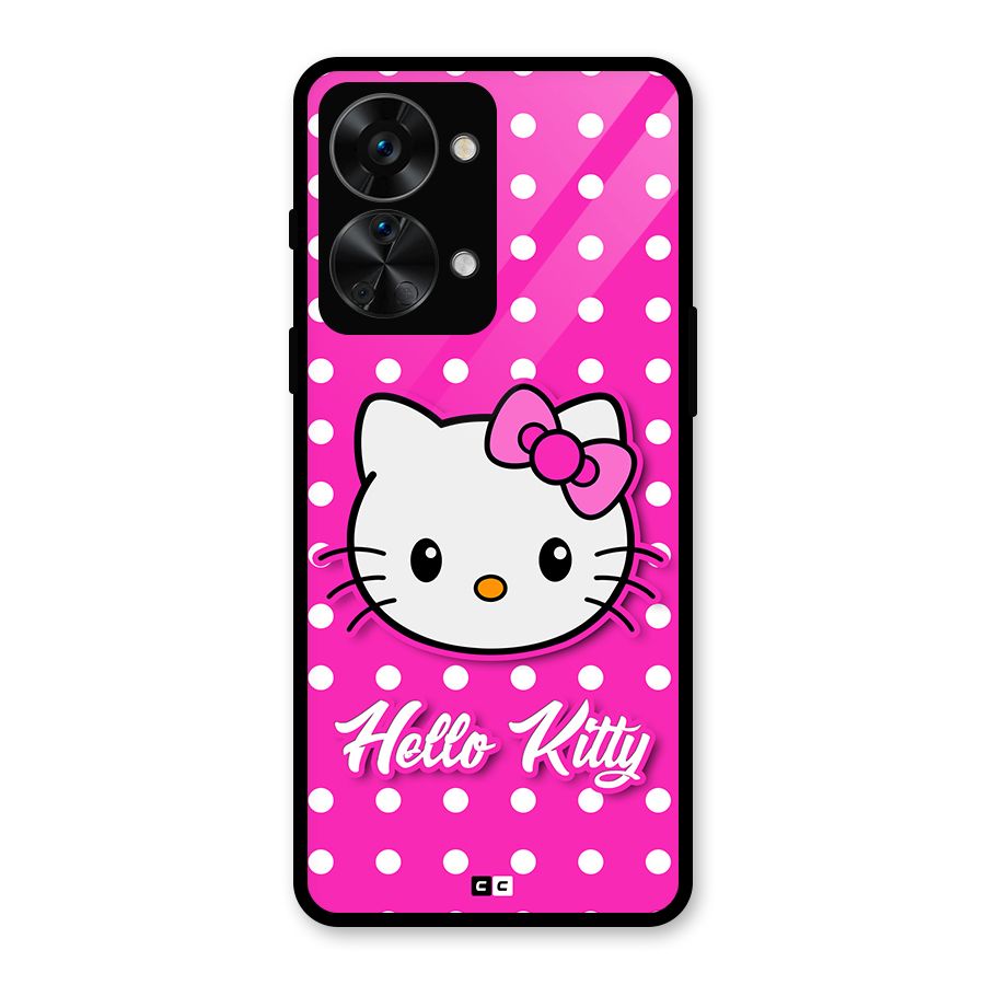 Baby Kitty Glass Back Case for OnePlus Nord 2T