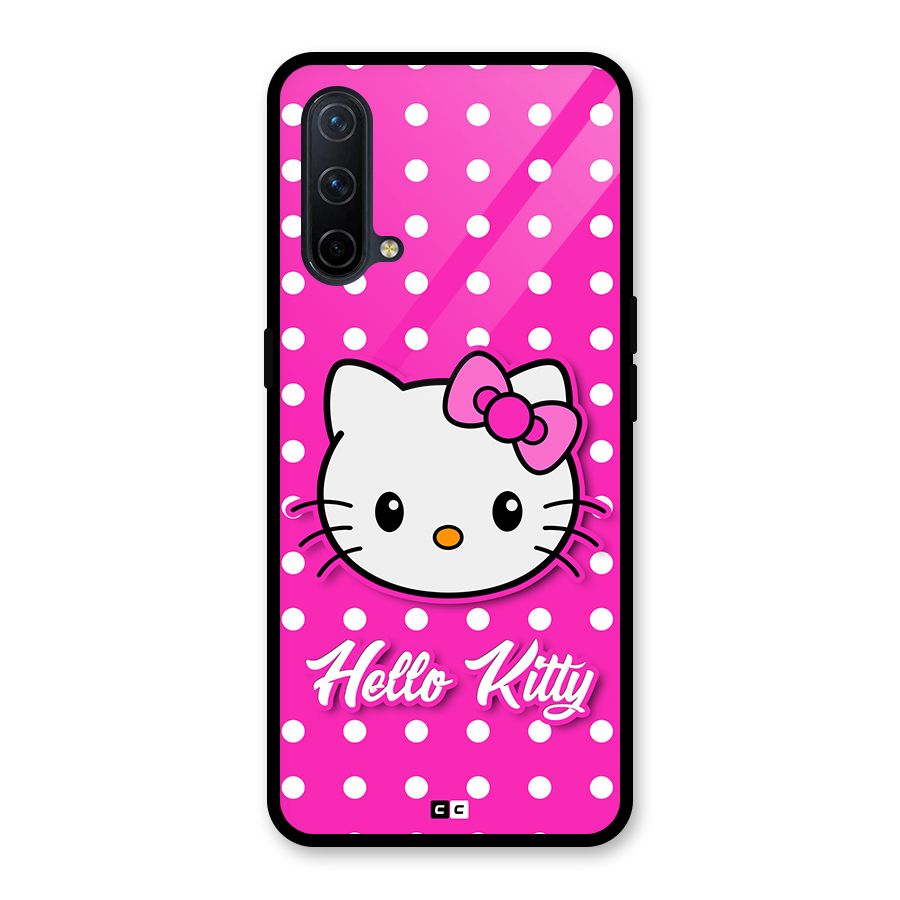 Baby Kitty Glass Back Case for OnePlus Nord CE 5G