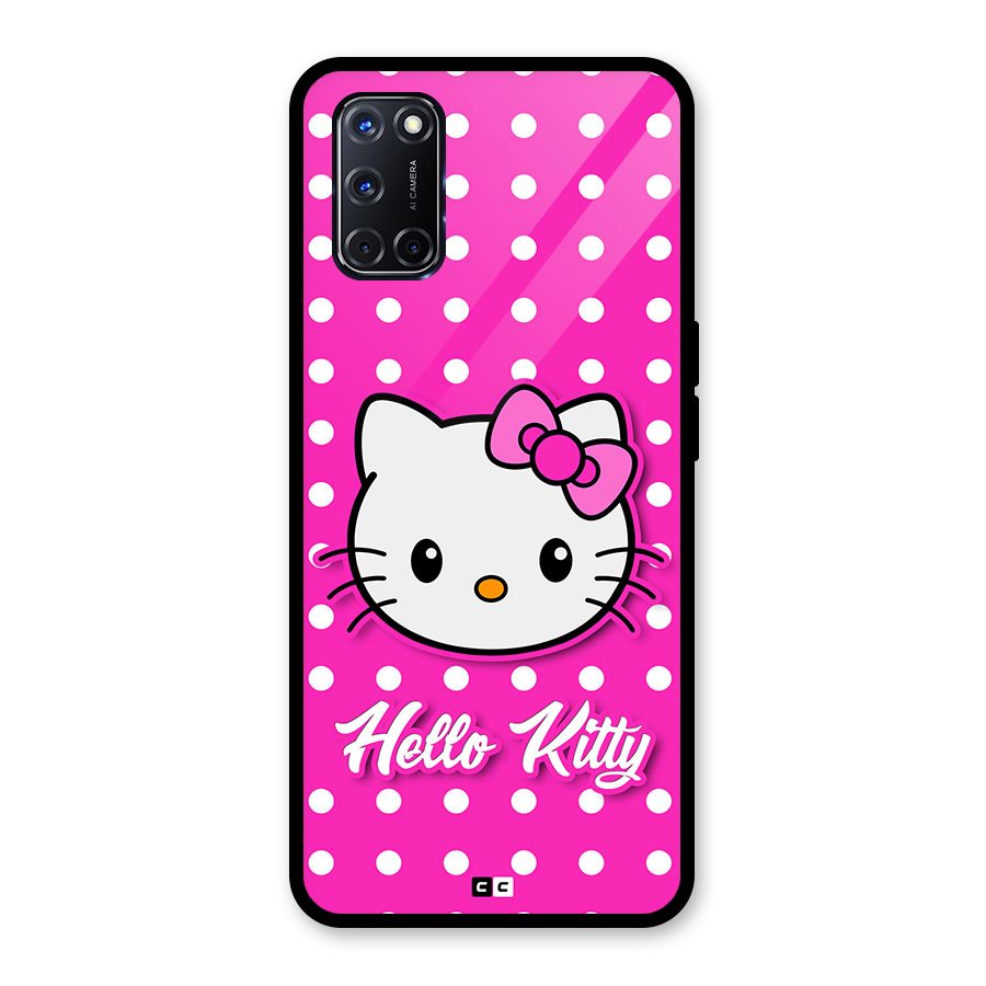 Baby Kitty Glass Back Case for Oppo A52
