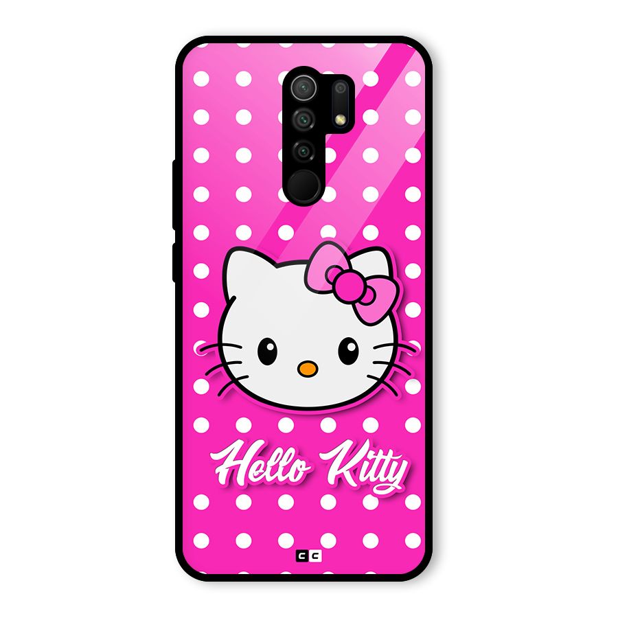 Baby Kitty Glass Back Case for Poco M2