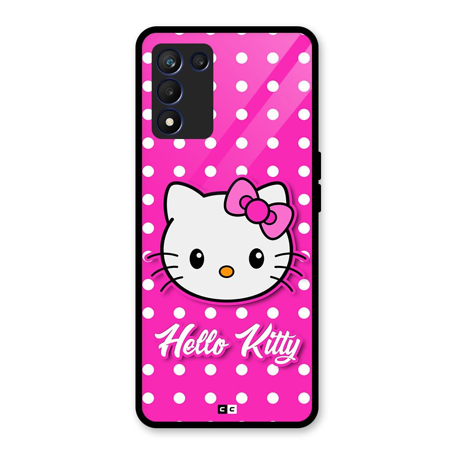 Baby Kitty Glass Back Case for Realme 9 5G Speed