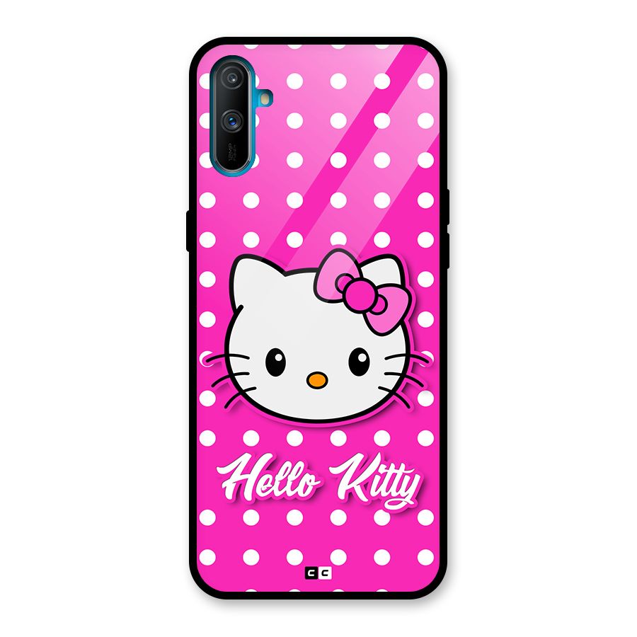 Baby Kitty Glass Back Case for Realme C3