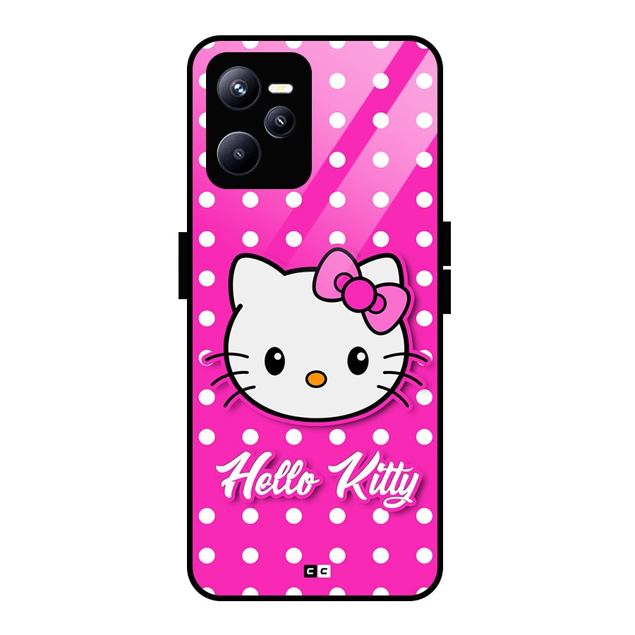 Baby Kitty Glass Back Case for Realme C35