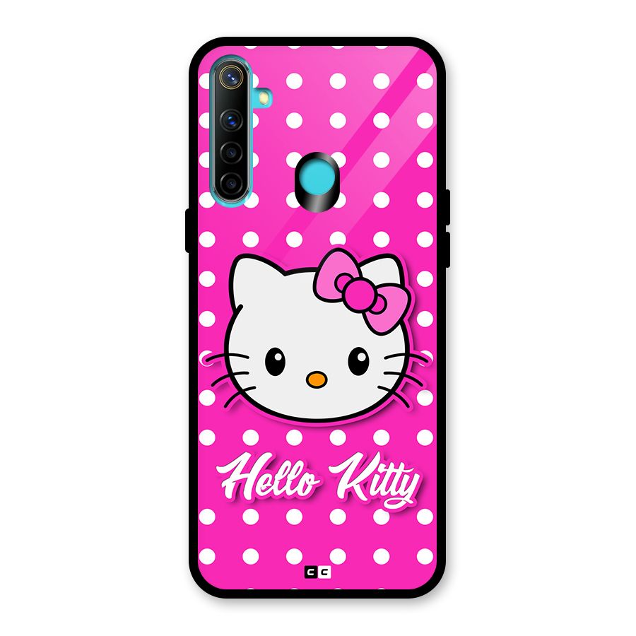 Baby Kitty Glass Back Case for Realme Narzo 10