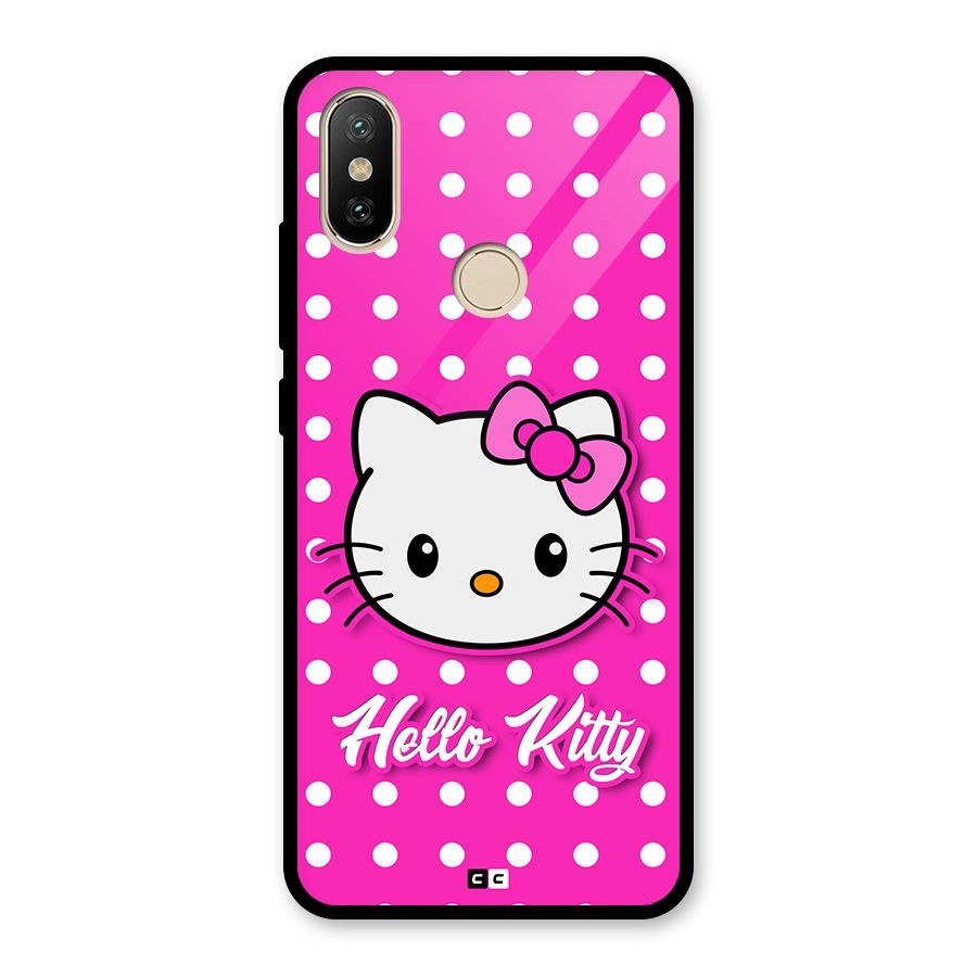 Baby Kitty Glass Back Case for Redmi A2