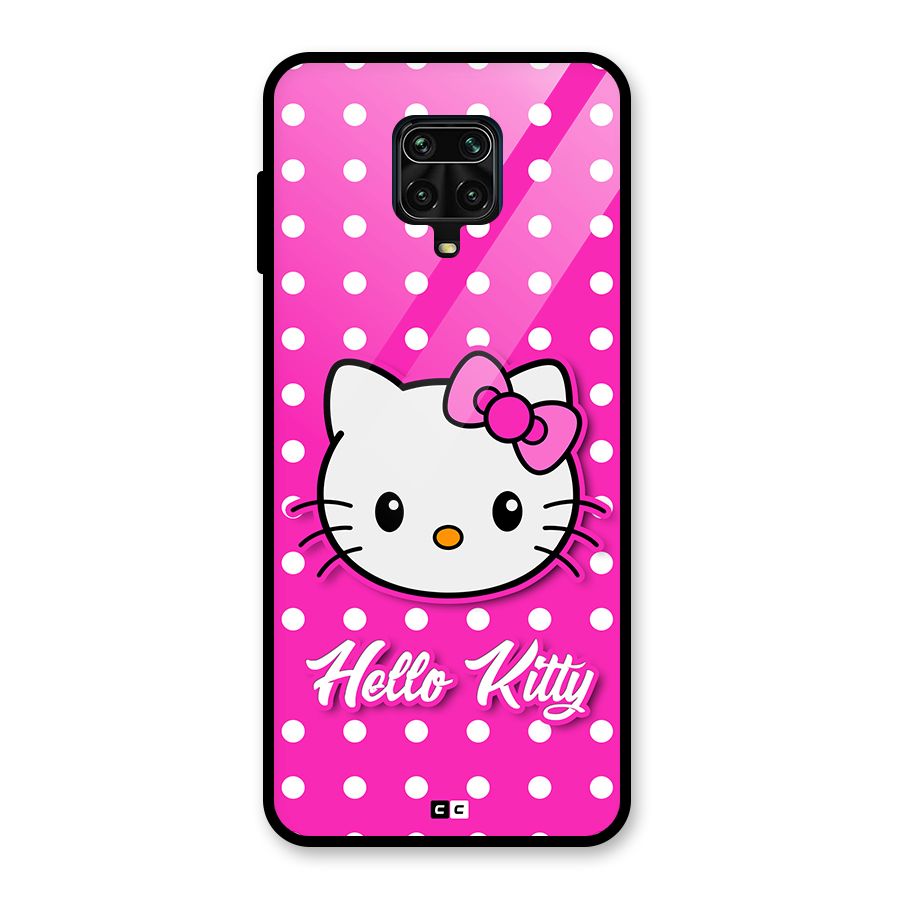 Baby Kitty Glass Back Case for Redmi Note 10 Lite