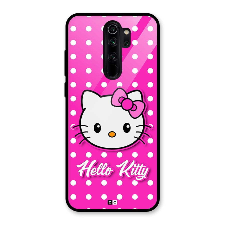 Baby Kitty Glass Back Case for Redmi Note 8 Pro