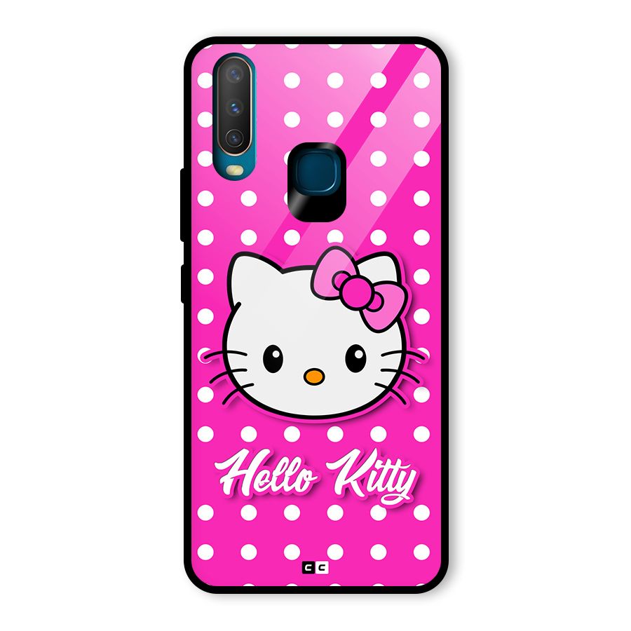 Baby Kitty Glass Back Case for Vivo U10