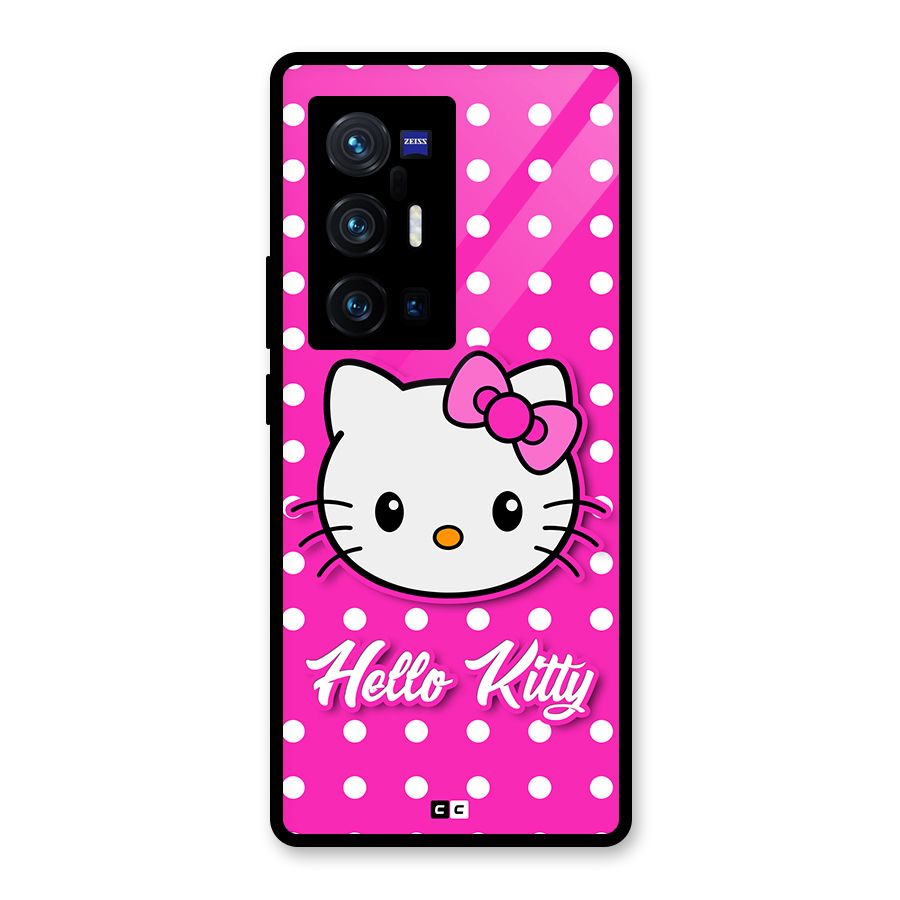 Baby Kitty Glass Back Case for Vivo X70 Pro Plus
