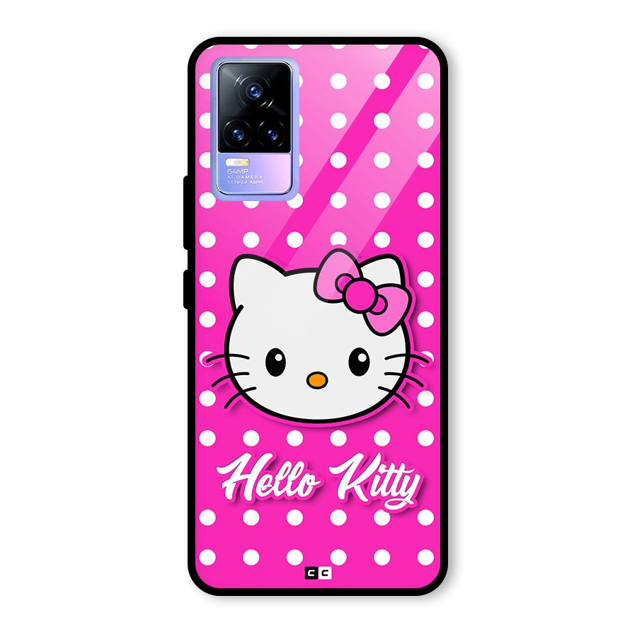 Baby Kitty Glass Back Case for Vivo Y73