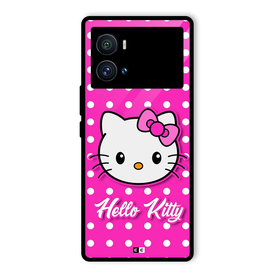 Baby Kitty Glass Back Case for Vivo iQOO 9 Pro