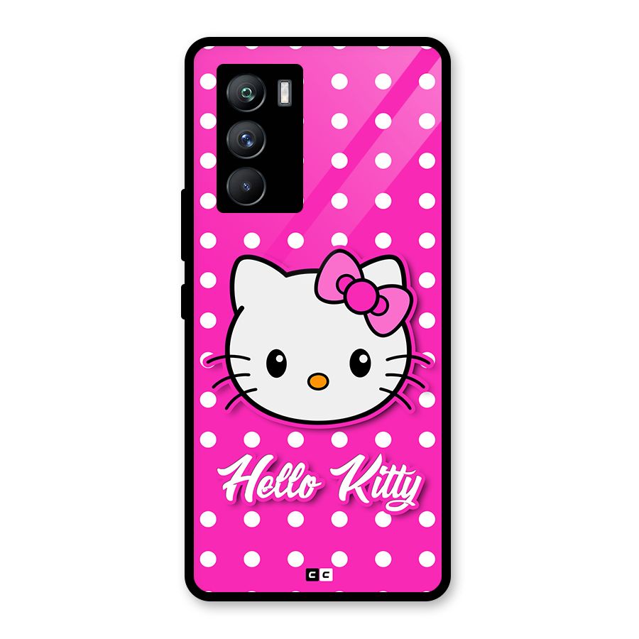 Baby Kitty Glass Back Case for Vivo iQOO 9 SE