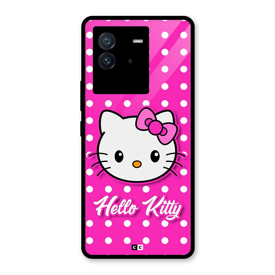 Baby Kitty Glass Back Case for Vivo iQOO Neo 6 5G