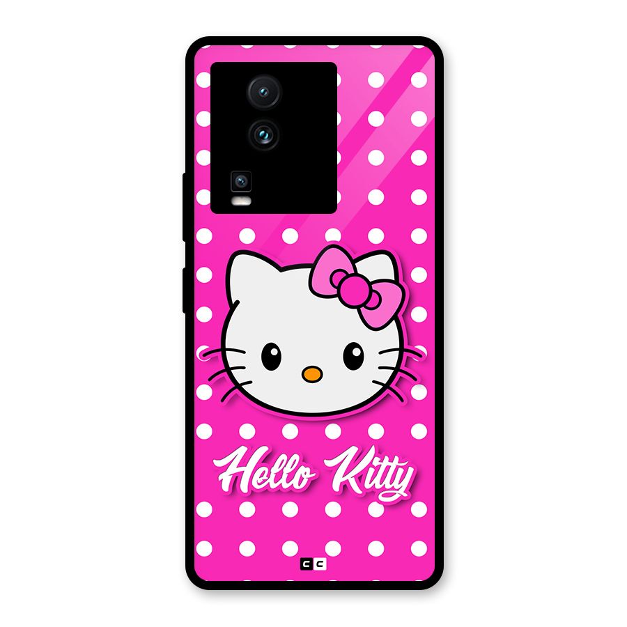Baby Kitty Glass Back Case for Vivo iQOO Neo 7 Pro