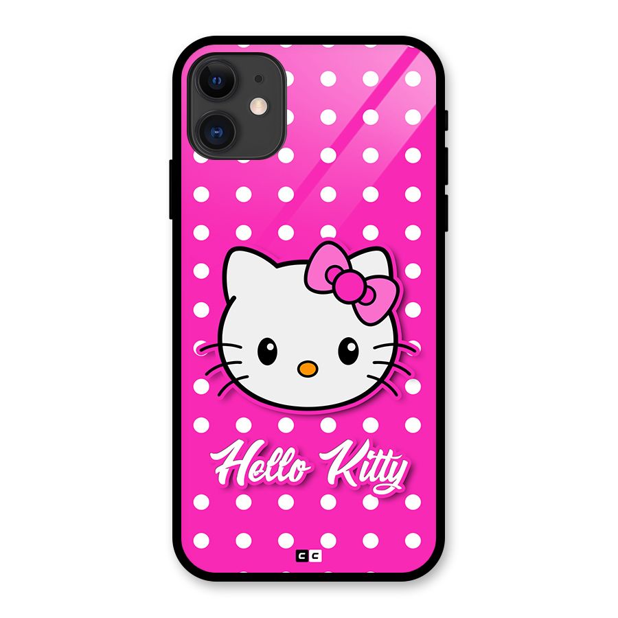 Baby Kitty Glass Back Case for iPhone 11
