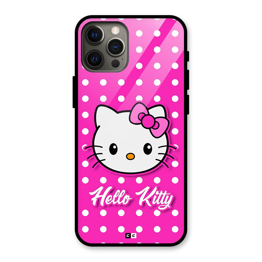 Baby Kitty Glass Back Case for iPhone 12 Pro Max