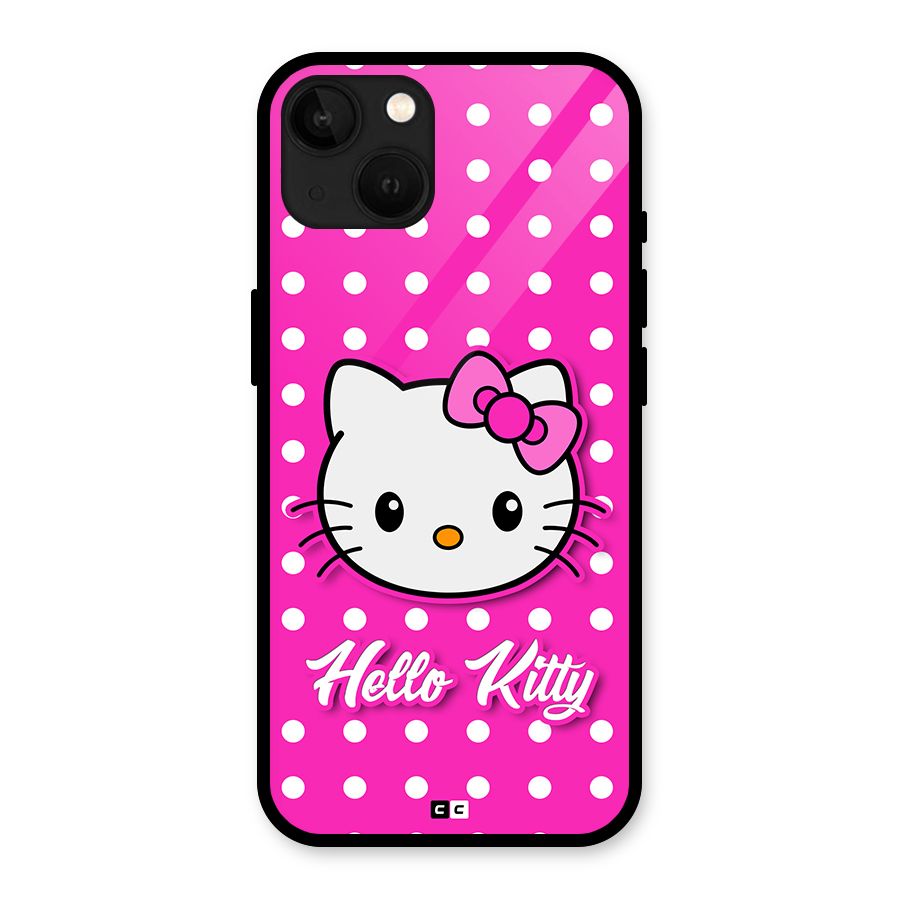 Baby Kitty Glass Back Case for iPhone 13