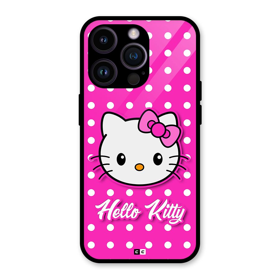 Baby Kitty Glass Back Case for iPhone 14 Pro