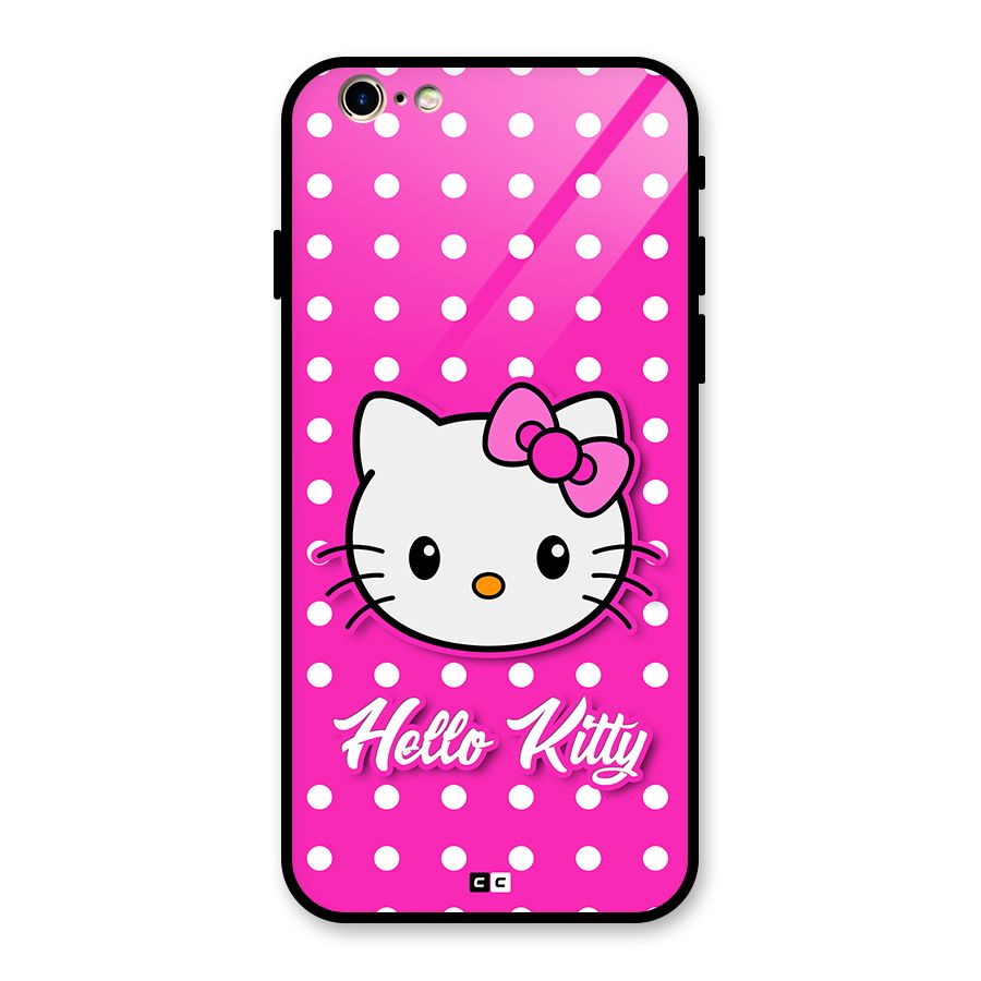 Baby Kitty Glass Back Case for iPhone 6 6S