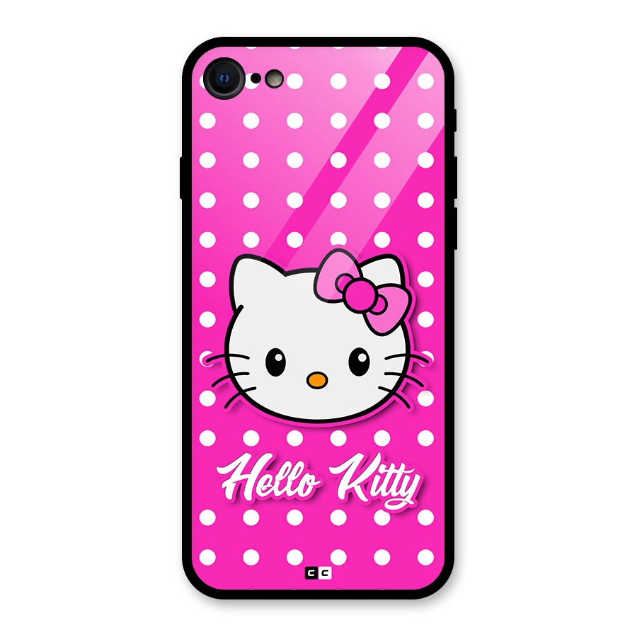 Baby Kitty Glass Back Case for iPhone 7