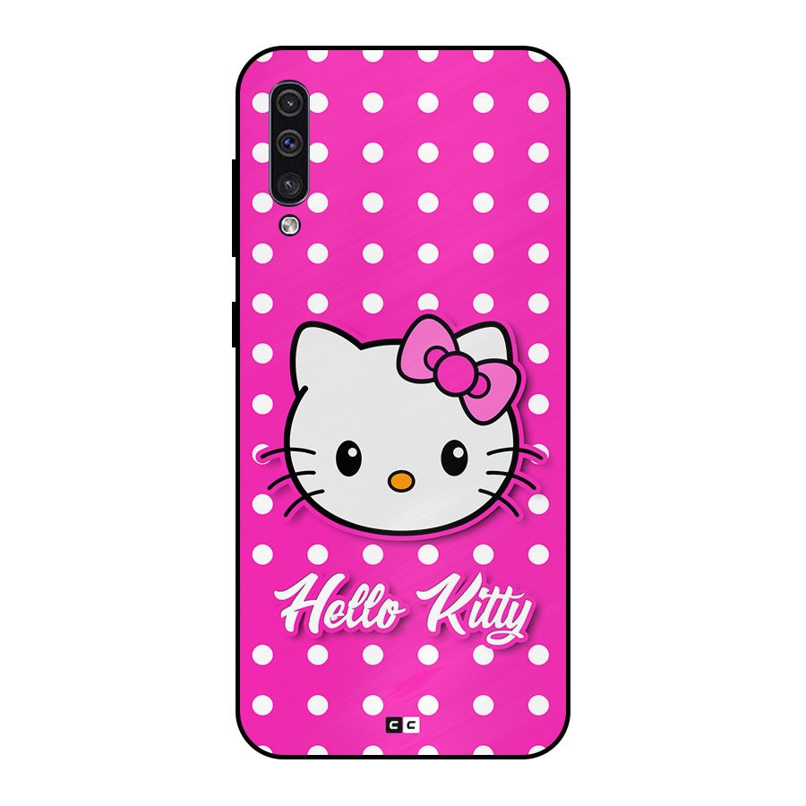 Baby Kitty Metal Back Case for Galaxy A50s