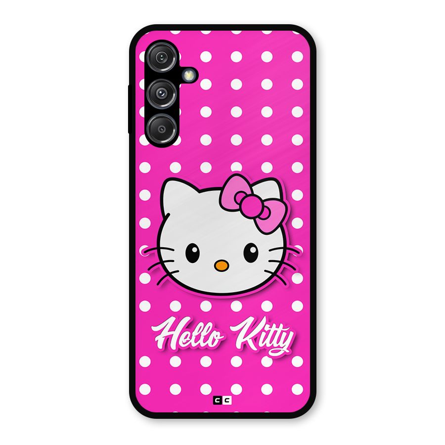 Baby Kitty Metal Back Case for Galaxy M34 5G
