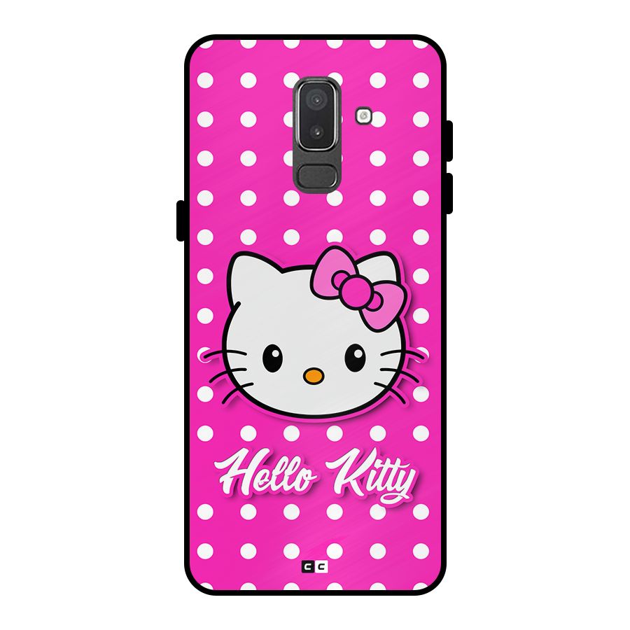 Baby Kitty Metal Back Case for Galaxy On8 (2018)