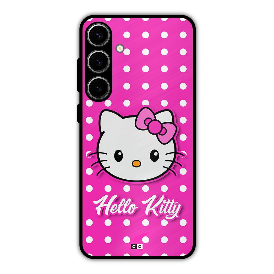 Baby Kitty Metal Back Case for Galaxy S24 Plus