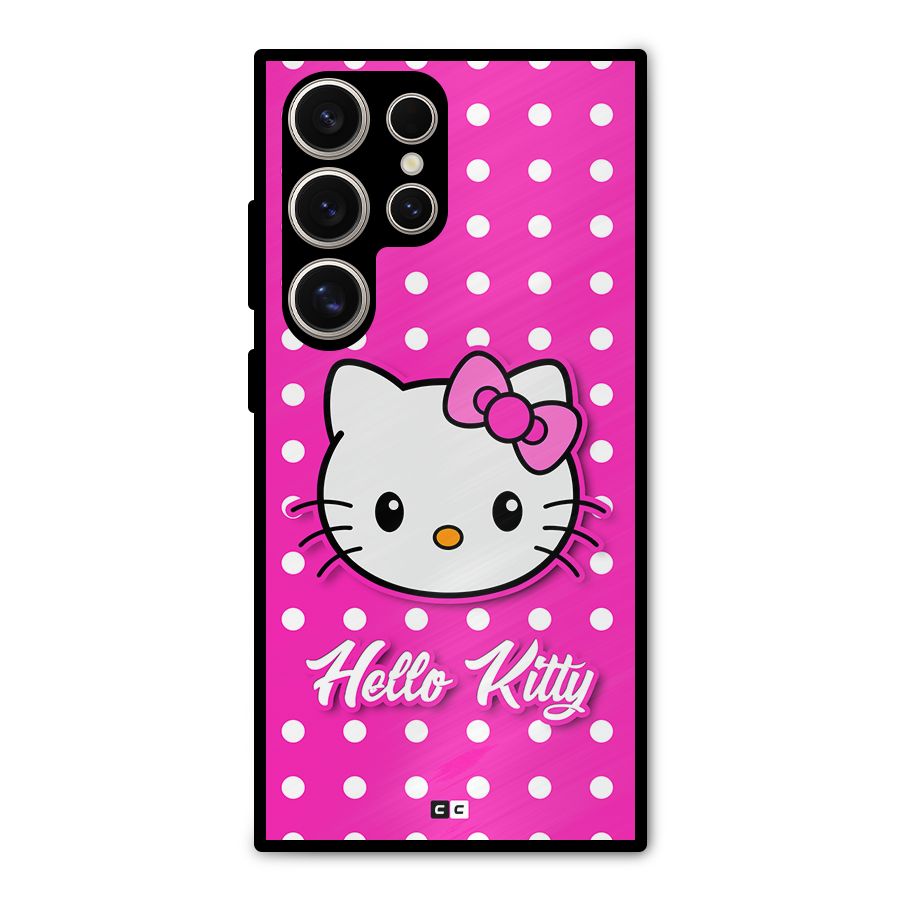 Baby Kitty Metal Back Case for Galaxy S24 Ultra