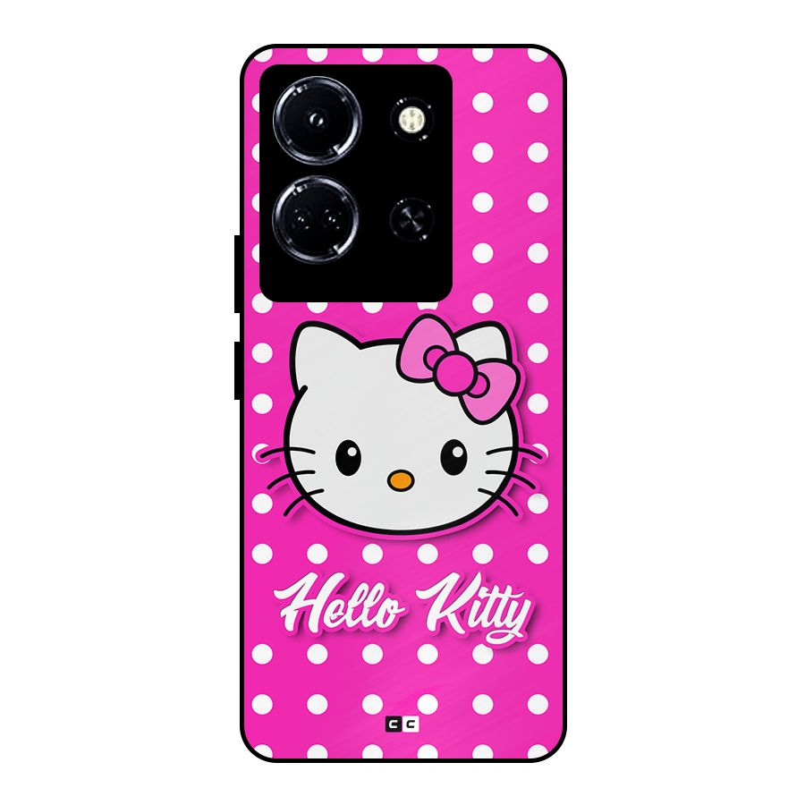 Baby Kitty Metal Back Case for Infinix Note 30 5G