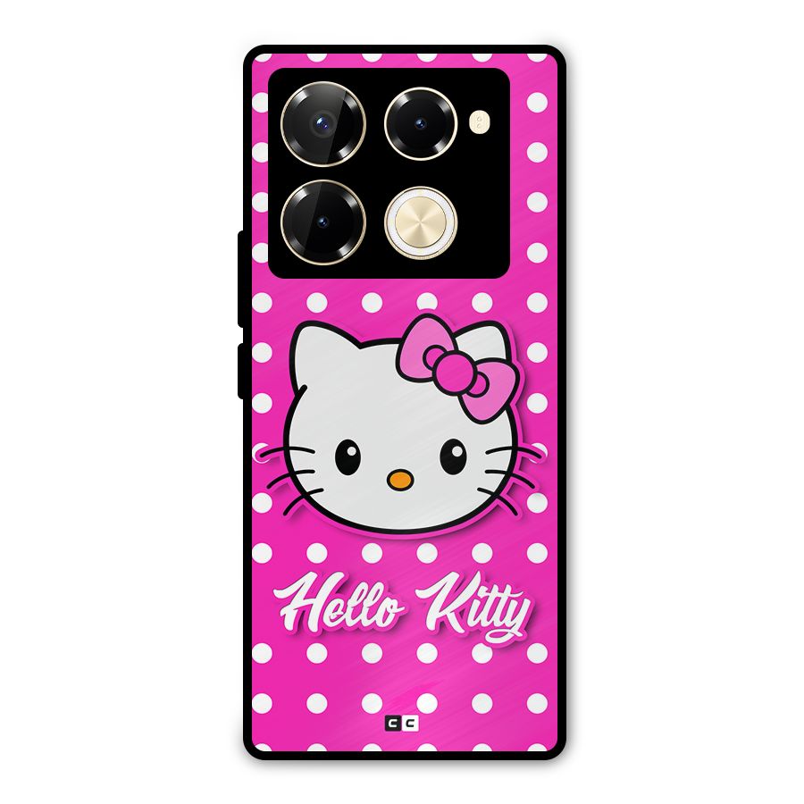 Baby Kitty Metal Back Case for Infinix Note 40 Pro Plus