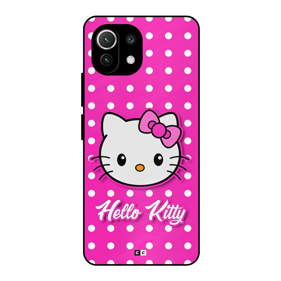 Baby Kitty Metal Back Case for Mi 11 Lite NE 5G