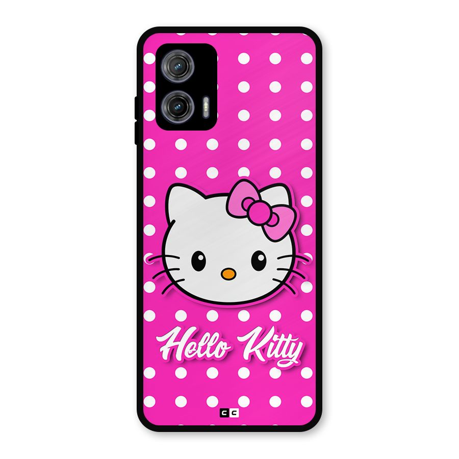 Baby Kitty Metal Back Case for Moto G73