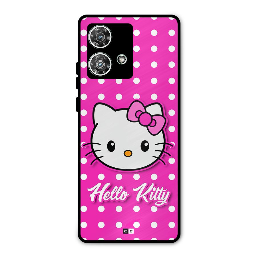 Baby Kitty Metal Back Case for Motorola Edge 40 Neo