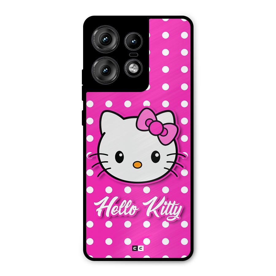Baby Kitty Metal Back Case for Motorola Edge 50 Pro