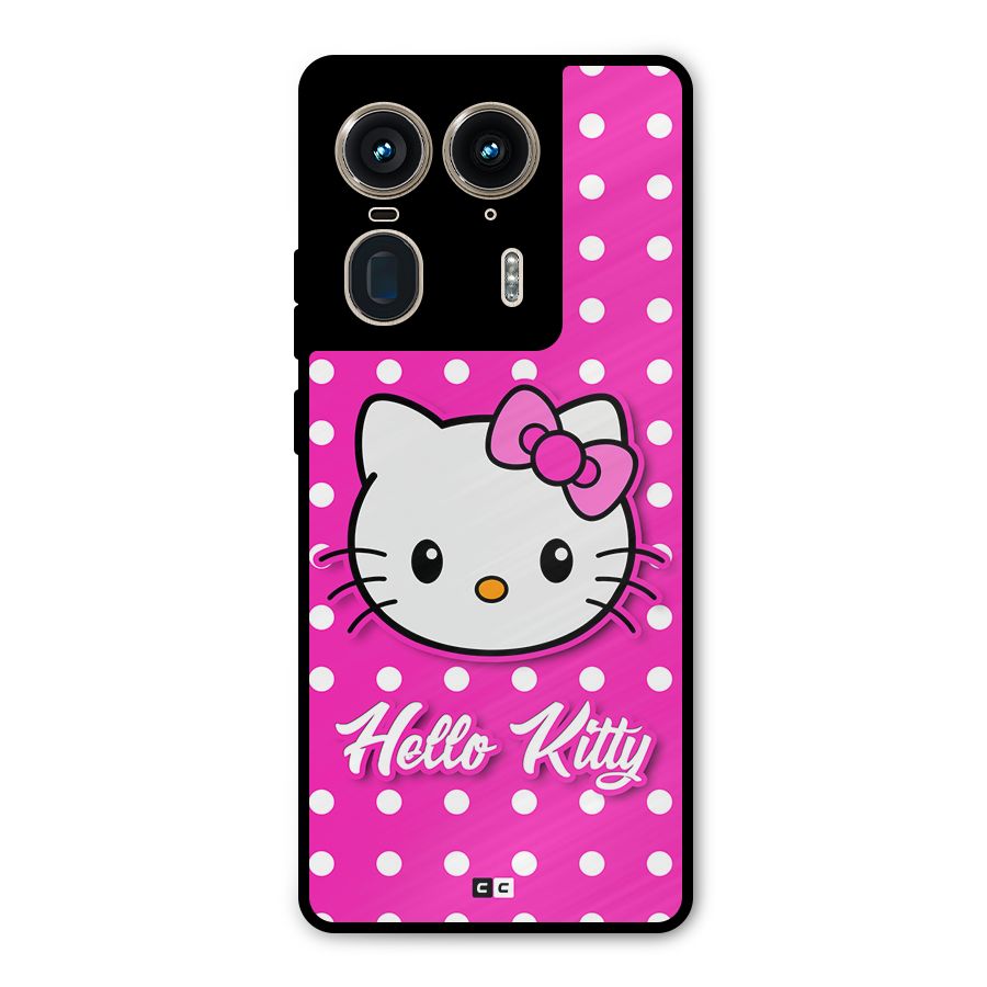 Baby Kitty Metal Back Case for Motorola Edge 50 Ultra