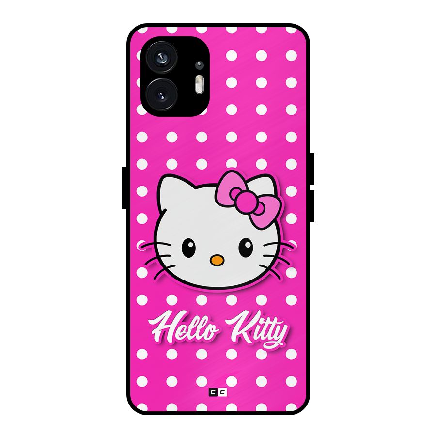Baby Kitty Metal Back Case for Nothing Phone 2