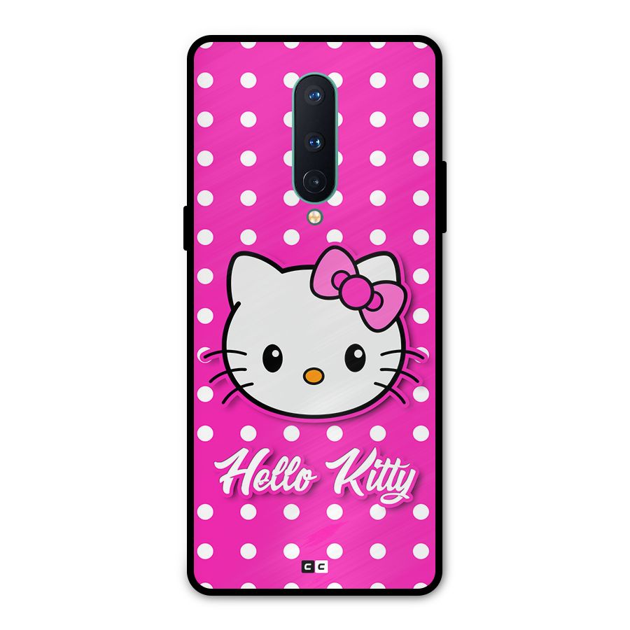 Baby Kitty Metal Back Case for OnePlus 8