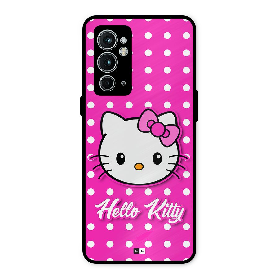 Baby Kitty Metal Back Case for OnePlus 9RT 5G