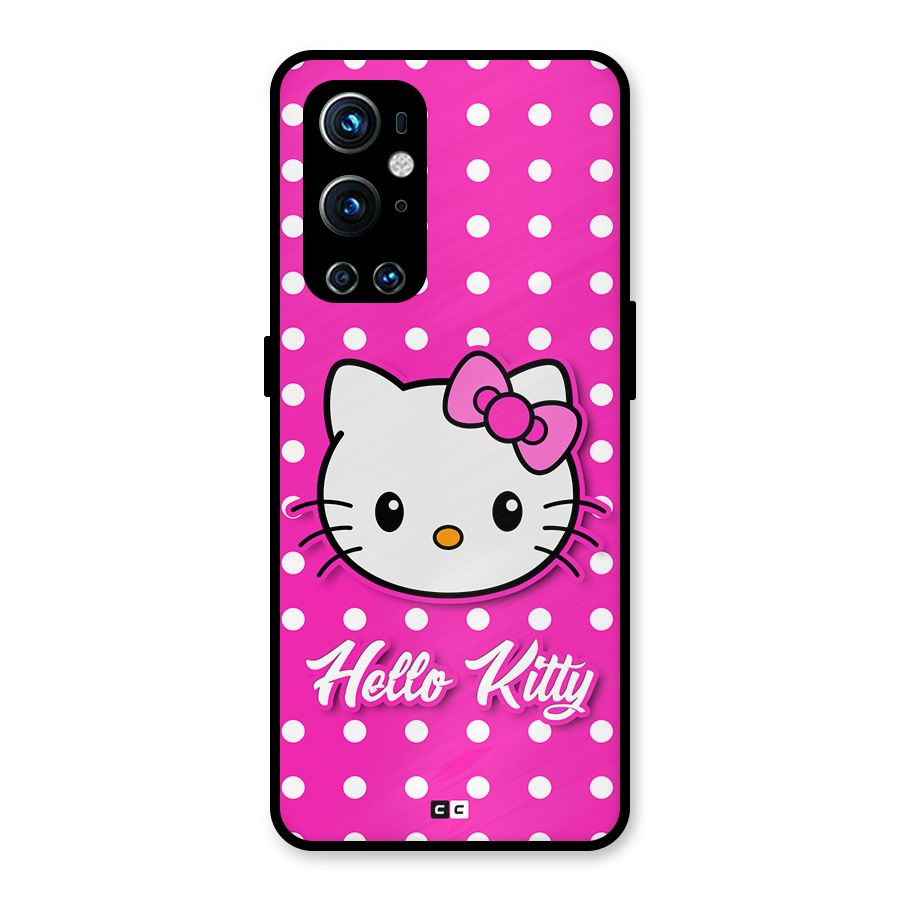 Baby Kitty Metal Back Case for OnePlus 9 Pro