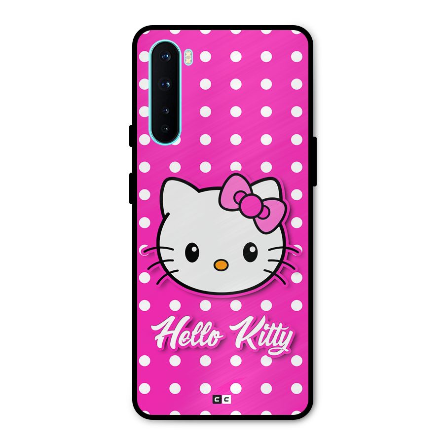 Baby Kitty Metal Back Case for OnePlus Nord