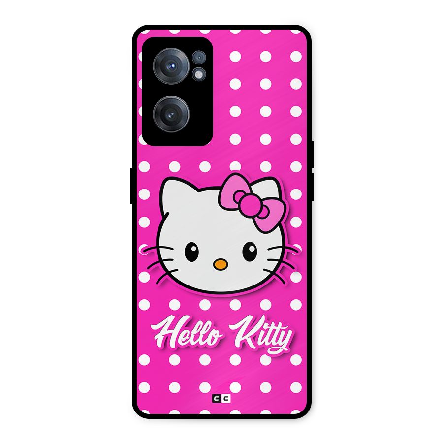 Baby Kitty Metal Back Case for OnePlus Nord CE 2 5G