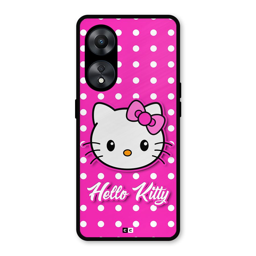 Baby Kitty Metal Back Case for Oppo A78