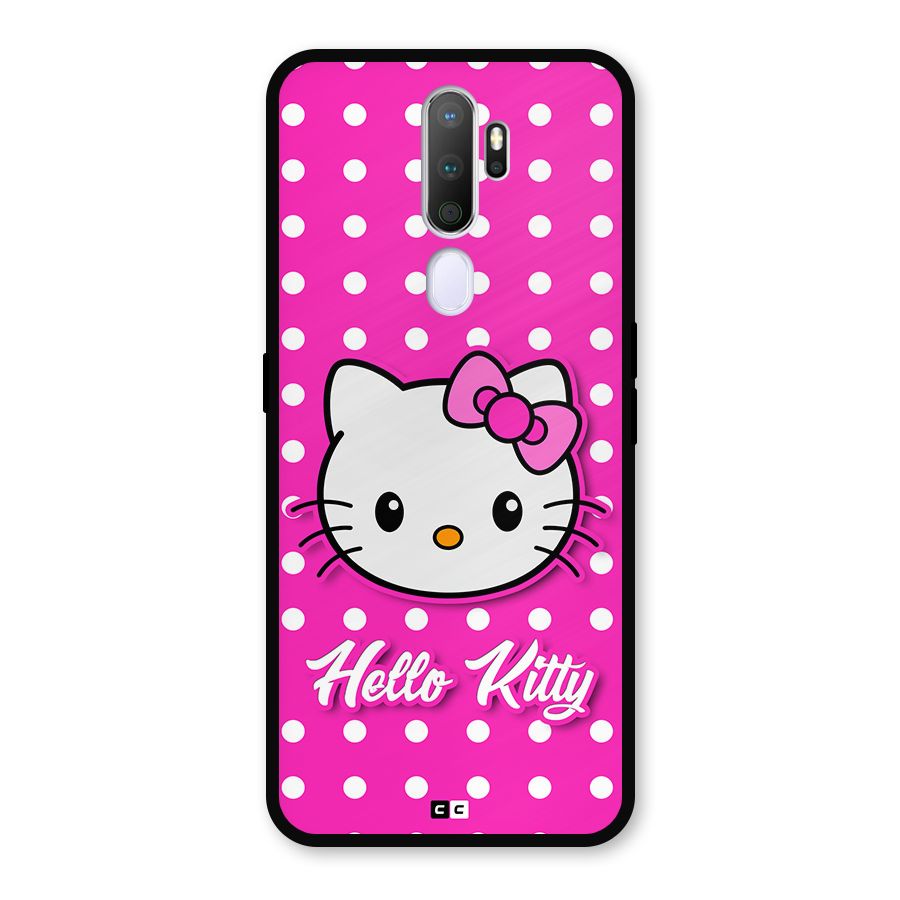Baby Kitty Metal Back Case for Oppo A9 (2020)