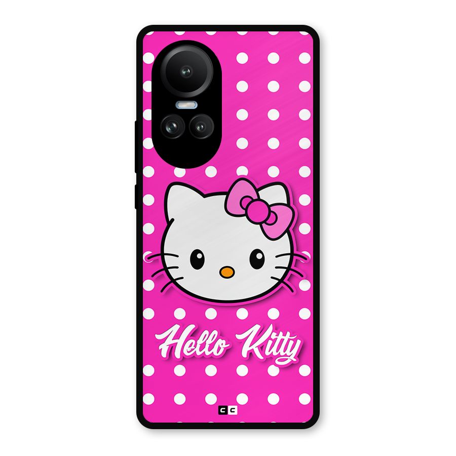 Baby Kitty Metal Back Case for Oppo Reno10