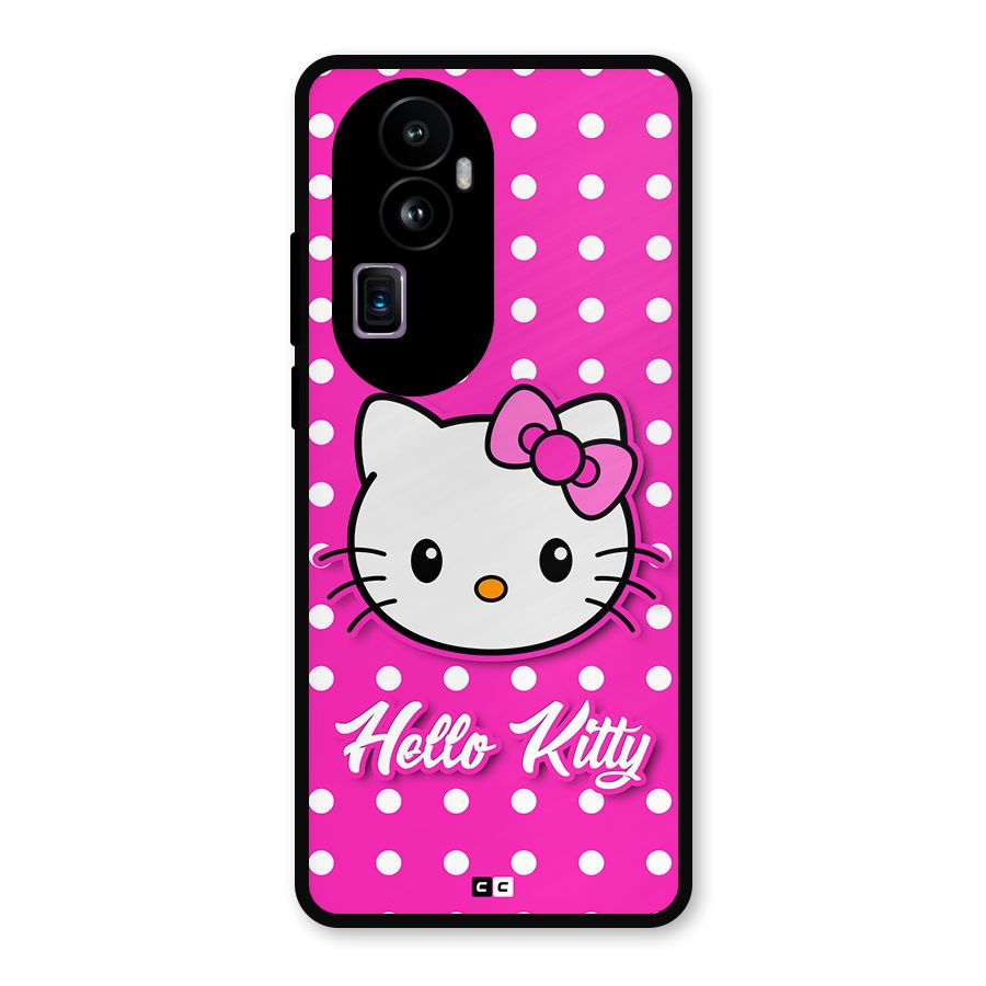 Baby Kitty Metal Back Case for Oppo Reno10 Pro Plus