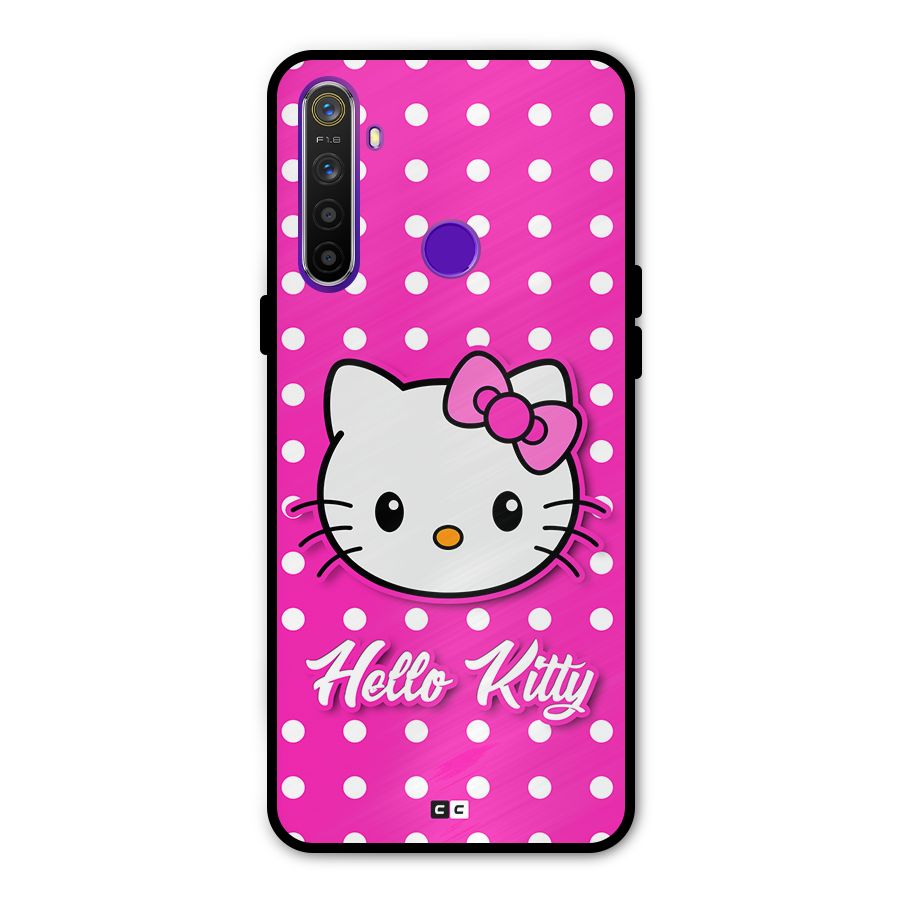 Baby Kitty Metal Back Case for Realme 5