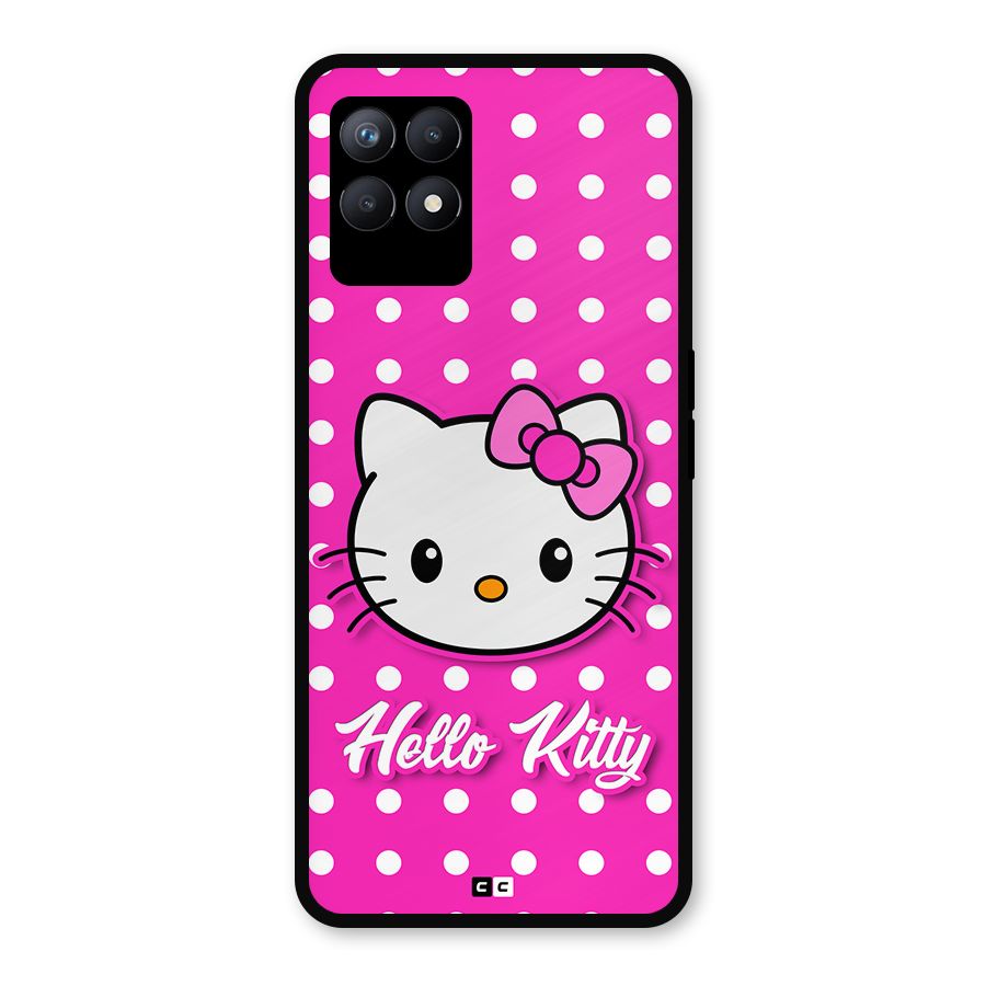 Baby Kitty Metal Back Case for Realme 8i