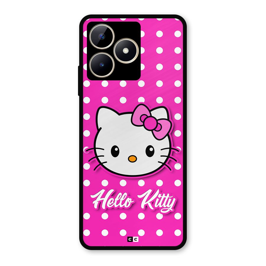 Baby Kitty Metal Back Case for Realme C53